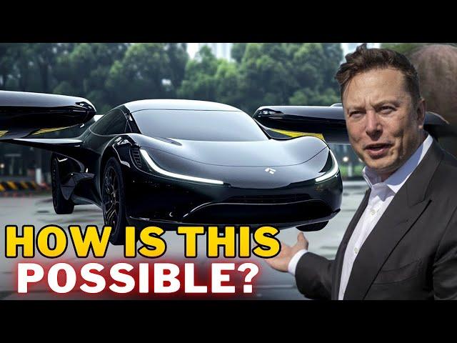 Elon Musk's First Prototype of Flying Tesla Car SHOCKED The World