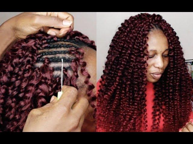 NEW HAIR!  VERY EASY CROCHET BRAIDS - HOW TO - FT DIVATRESS COM