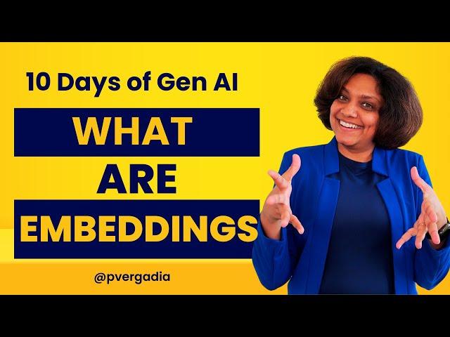 AI Embeddings Explained in 3 mins!