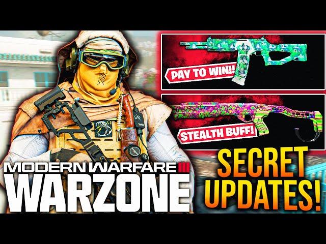 WARZONE: New SECRET WEAPON UPDATE, PAY-TO-WIN BLUEPRINT, & HIDDEN Rewards! (WARZONE 3 Update)