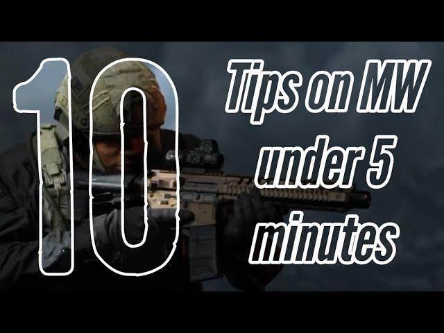 Modern Warfare - 10 Tips in Under 5 Min For Beginners