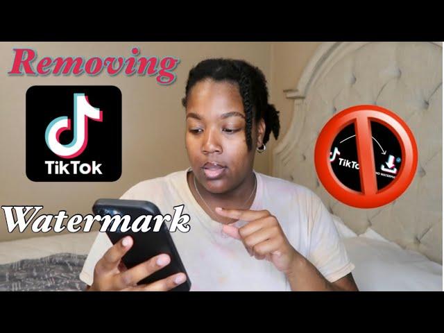 TUTORIAL : How To Remove TikTok Watermark| *EASY*| Zemiah G