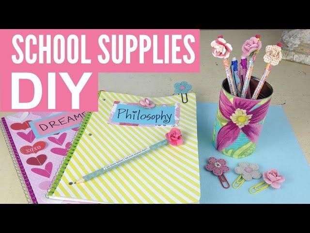 DIY School Supplies - Cute and Easy | by Michele Baratta