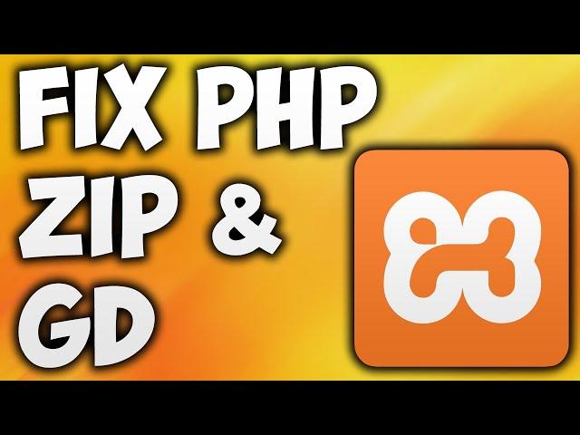 How to Install PHP GD & ZIP Extension in XAMPP - Fix PHP library GD & ZIP Not Installed or Enabled