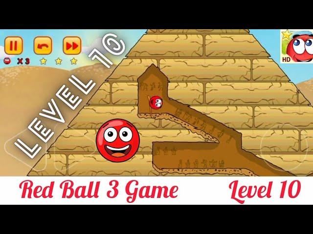 Red Ball 3 Level 10 | With 3 Stars | Fore Gaming