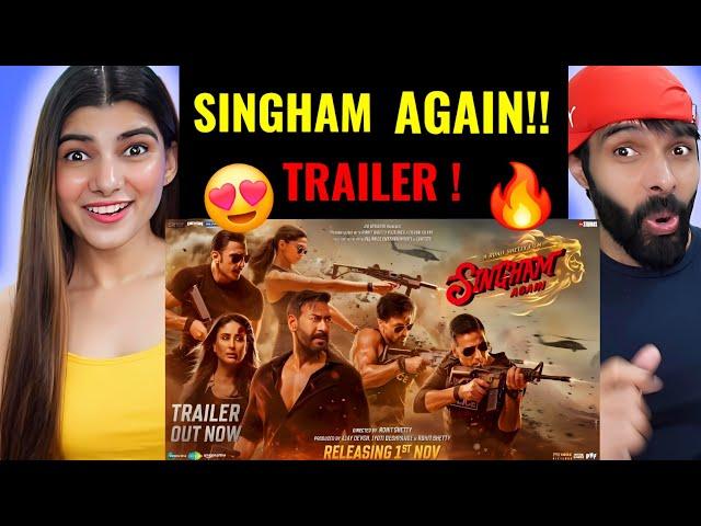 Singham Again Trailer Reaction | A Rohit Shetty Cop Universe |