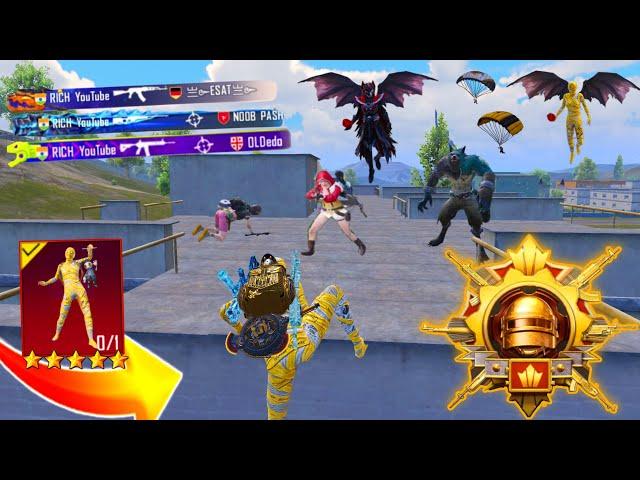 MY BEST ERANGEL GAMEPLAY w/ YELLOW MUMMY SET Pubg mobile