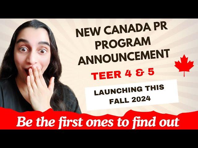 NEW Canada Federal PR Program Announcement for TEER 4 & 5 Occupations | ZESTE IMMIGRATION 