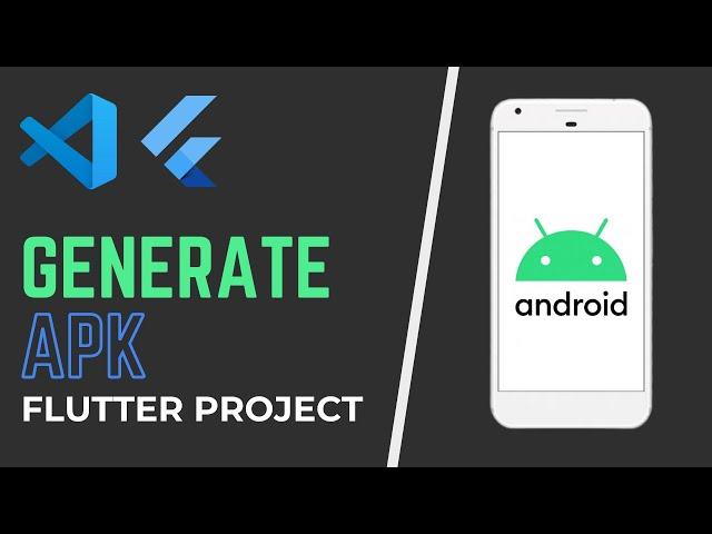 How to generate APK file in Flutter | Visual Studio Code | LATEST | 2021