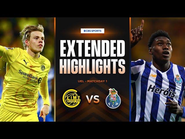 Bodø/Glimt vs. Porto: Extended Highlights | UEL League Phase MD 1 | CBS Sports Golazo - Europe