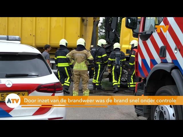 Brandweer rukt uit naar Nieuwendijk voor oververhitte vrachtwagen