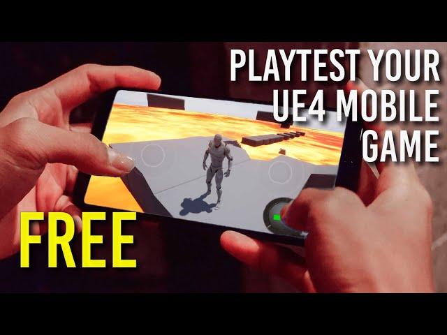 Playtest Your Mobile iOS Unreal Engine 4 Game FREE - Unreal Remote 2