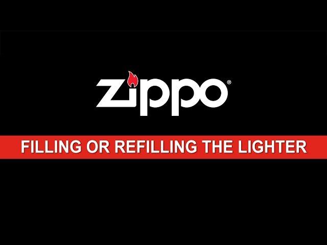 Zippo Instructional: Filling or Refilling the Lighter