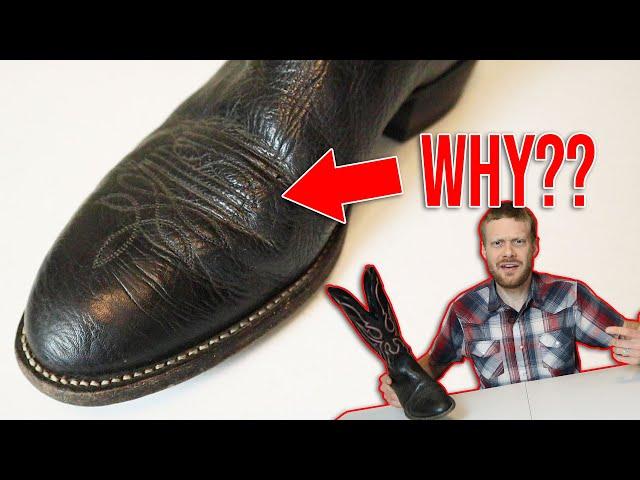 The REAL Reason Why There's Toe Stitching on Cowboy Boots