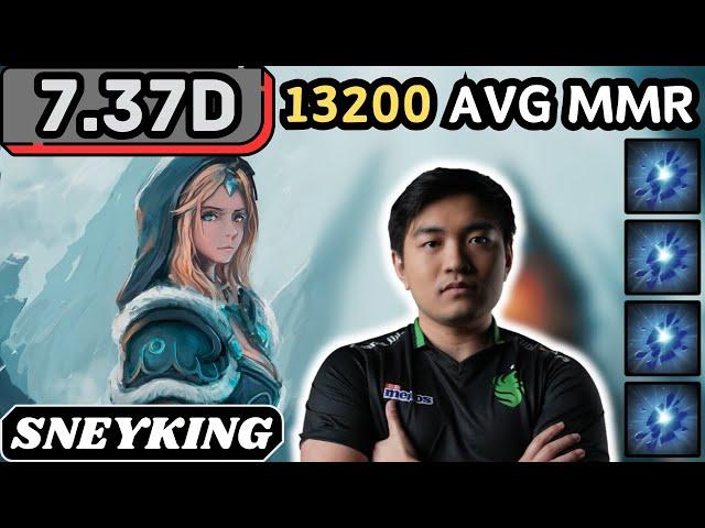 7.37d - Sneyking CRYSTAL MAIDEN Hard Support Gameplay 22 ASSISTS - Dota 2 Full Match Gameplay