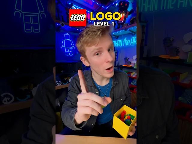 How to build LEGO LOGOS like a pro… #shorts