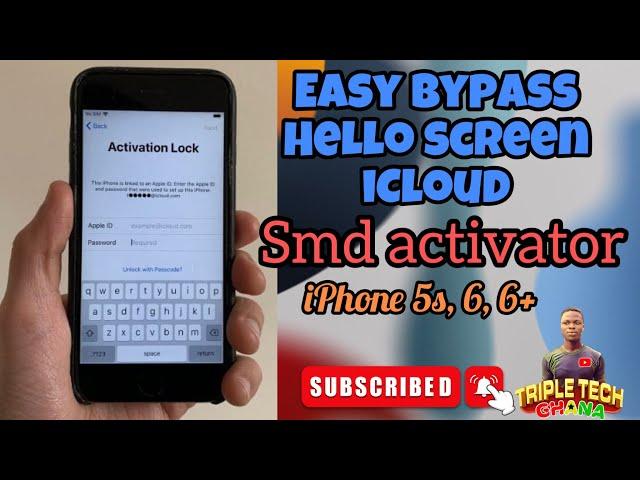 Quickly Bypass iPhone 5s, 6, 6 plus within 2 minutes using SMD ACTIVATOR. Support iOS 12.5.8