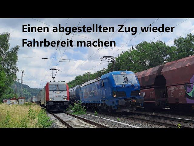 Einen abgestellten Zug wieder Fahrbereit machen, Führerstandsmitfahrt von Elm nach Cornberg (Bebra)