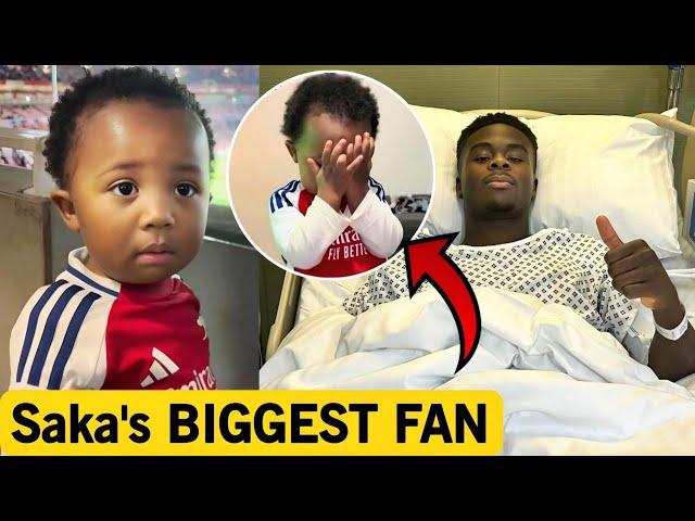 Saka's Injury Breaks His BIGGEST FAN's Heart 