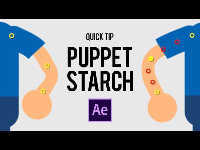 Better Bends With Puppet Starch Pin Tool (After Effects CC 2018 or Later)