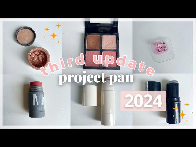 June 2024 PROJECT PAN Update! Lots of Progress on Cream Makeup Products, plus Empties & New Roll-Ins