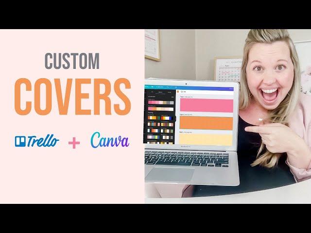 Creating Custom Canva Trello Covers | tutorial video