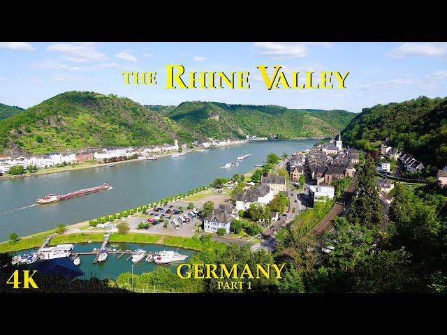 The Rhine valley - visiting Wiesbaden - Sankt Goarshausen - Sankt Goar Castle - Germany 