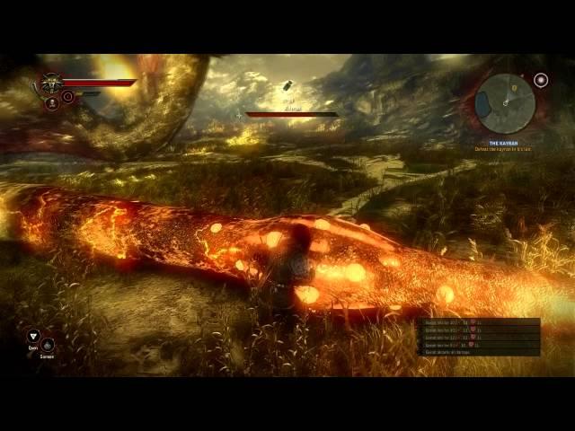 The Witcher 2 - Killing the Kayran the easy way without losing health! [HD]