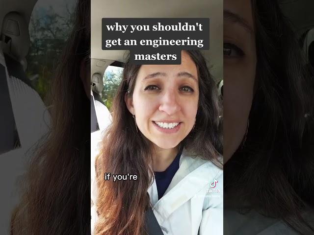 Engineering Masters degrees - worth it? #careeradvice #engineering #careercoach #collegemajors
