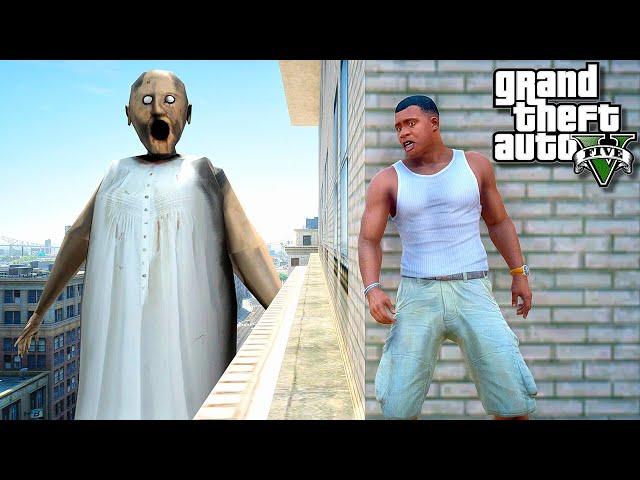 ПРЯТКИ ОТ БАБКИ ГРЕННИ В ГТА 5! БАБКА GRANNY ОХОТИТСЯ НА МЕНЯ ОБЗОР МОДА GTA 5! ГТА 5 МОДЫ MODS ИГРЫ