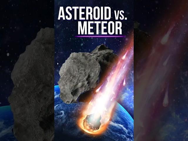 What's The Difference Between Asteroid And Meteorite? #shorts