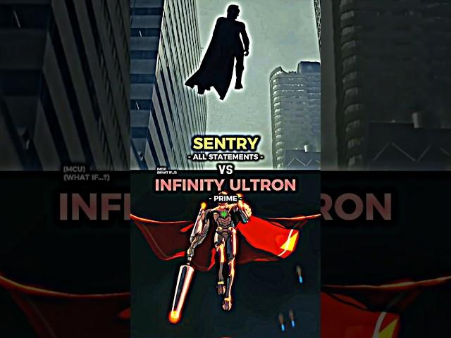 Sentry vs Infinity Ultron #shorts #short #marvel #mcu #sentry #infinityultron #animation #battle