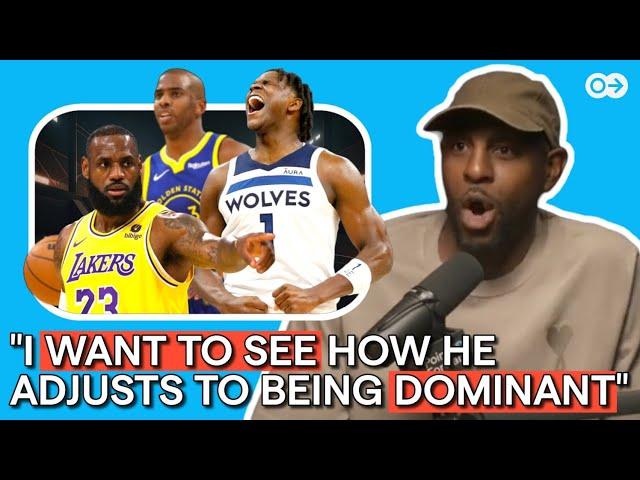 LeBron, Anthony Edwards, Chris Paul | Andre Iguodala Gives his Flowers upon Retirement 