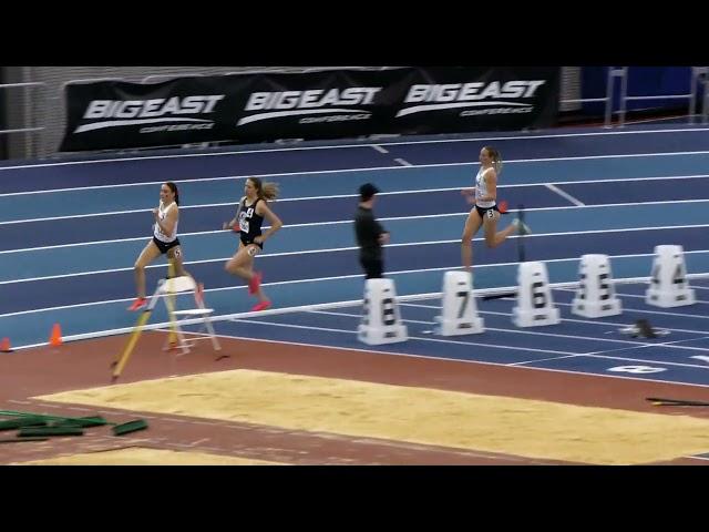 Madison Martinez 800 meter 2023 Big East Indoor Champion