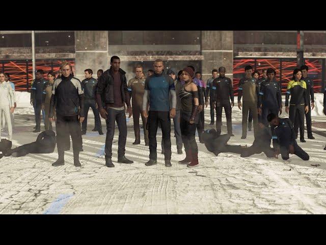Detroit: Become Human. #28. Марш свободы