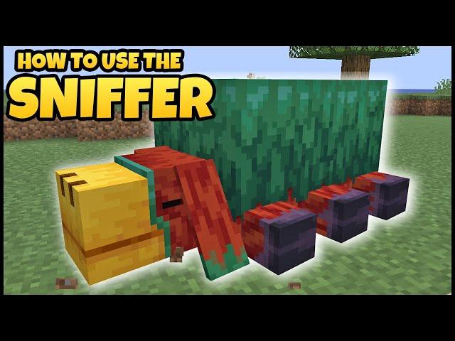 How To Use The SNIFFER In MINECRAFT