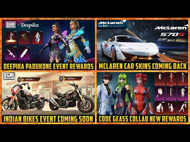  No DISCOVERY EVENT of DEEPIKA in BGMI ? | McLaren Coming Back | Bgmi New Upcoming Events