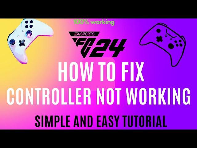 EA FC 24 | HOW TO FIX CONTROLLER/ GAMEPAD/JOYSTICK Not Working/Detected on PC using x360ce