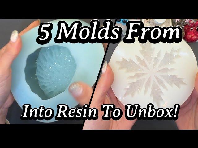 #652 Unboxing "Into Resin" Molds For October & Making Two Of Them!