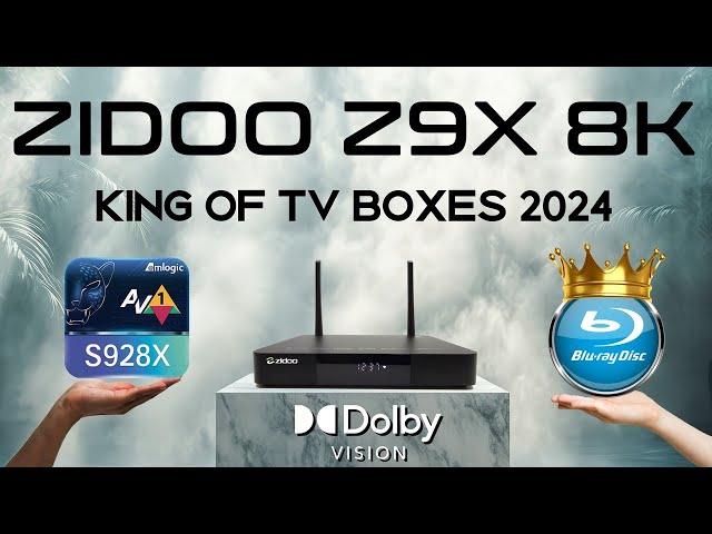 Zidoo Z9X 8K Android Media Player King Of TV Boxes 2024