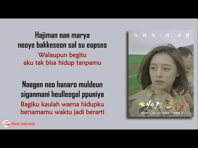 Davichi - This Love (Descendants of the Sun OST Pt.3) | Lirik Terjemahan Indonesia