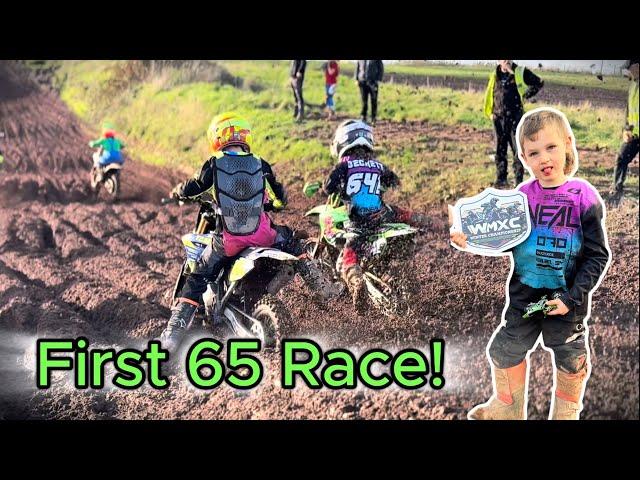 First 65cc motocross race... at 6yrs old!!