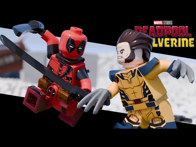 Deadpool & Wolverine Fight Scene but in LEGO | Blender 3D Animation | 4K