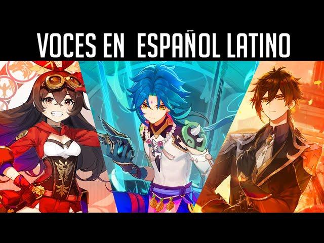 Genshin Impact con voces para el Español Latino