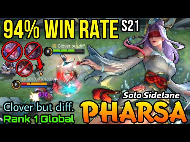 94% Win Rate S21 Pharsa Painful Fatal Strike!! - Top 1 Global Pharsa by Clover but diff. - MLBB