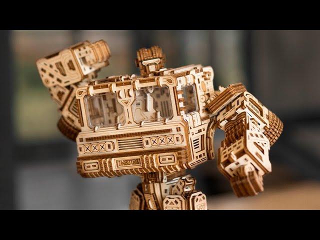 Timbertron Ultima - WoodTrick 3d Truck&Robot: That’s the Transformer!