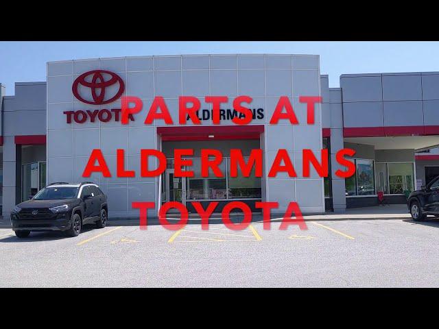 Alderman's Toyota Parts Tour Video