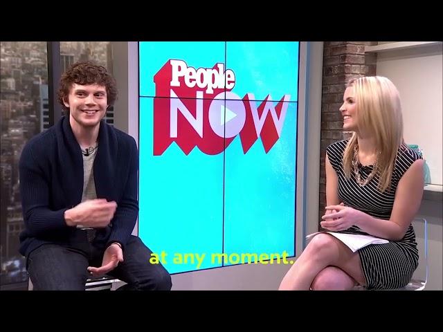 Evan Peters interview for PeopleNow 2016 (Full video)