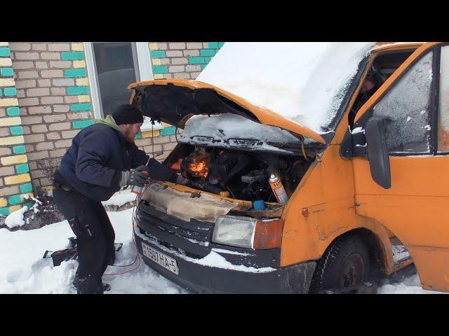 Заводим древний Ford Transit после долго простоя. Что то пошло не так!