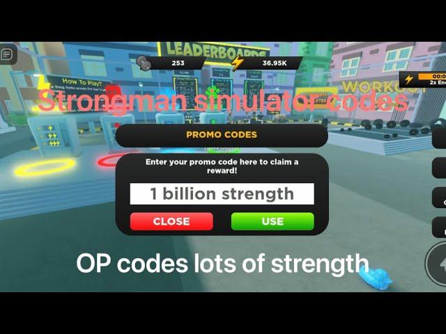 Strongman Simulator *Codes* and How to get strong fast (2024)